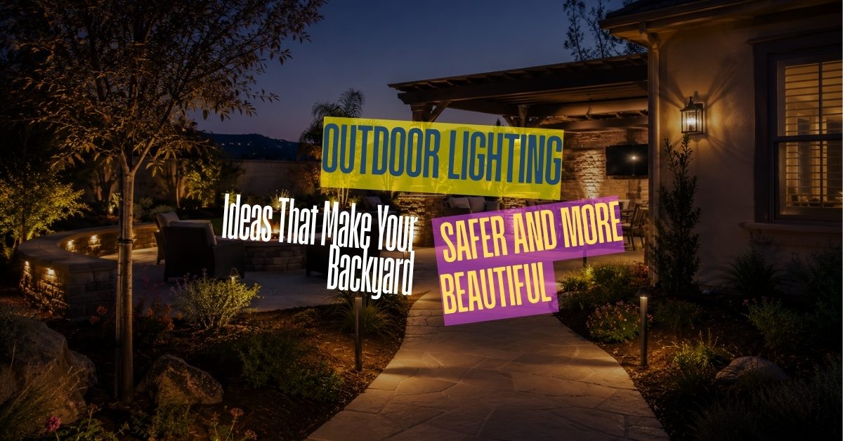 Outdoor Lighting Ideas That Make Your Backyard Safer and More Beautiful