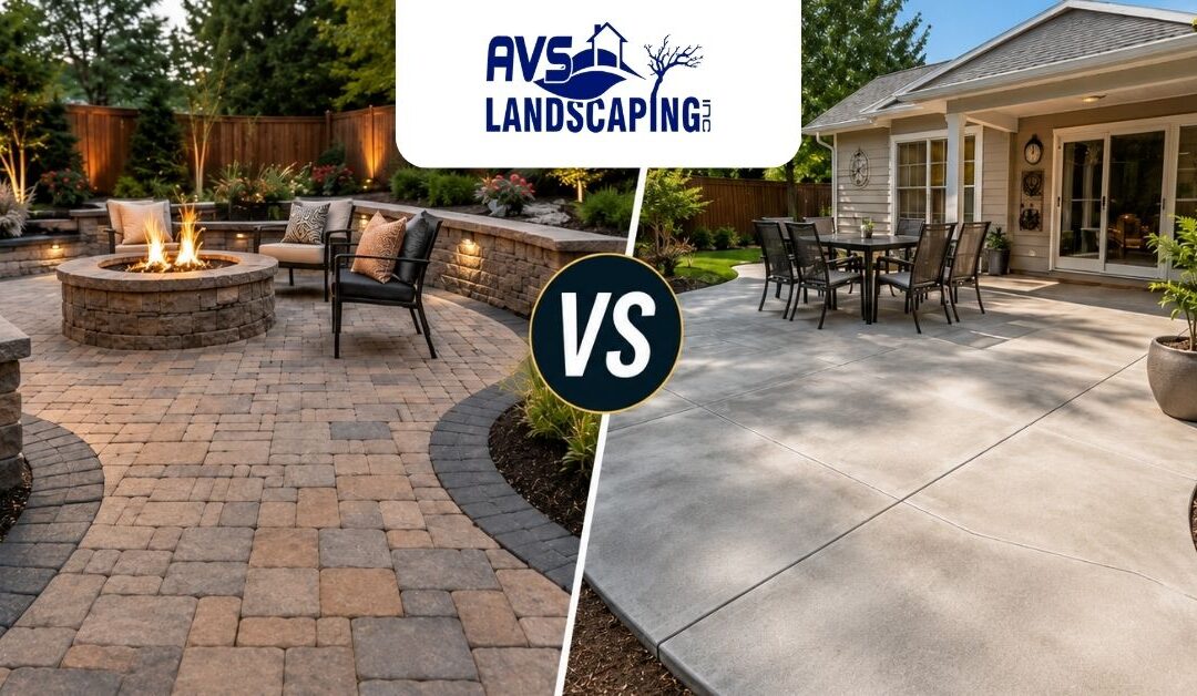 Pavers vs. Concrete Patios: Which Is Better for Your Outdoor Living Space