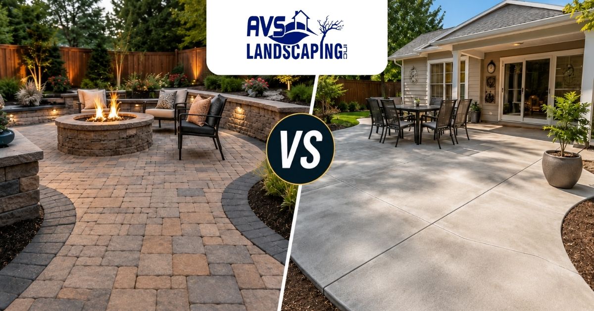 Pavers vs. Concrete Patios Which Is Better for Your Outdoor Living Space